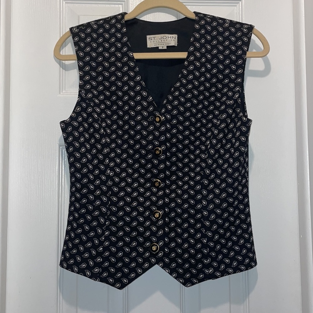 Vintage St. John Collection by Marie Gray, Vest, Size P, Never Worn